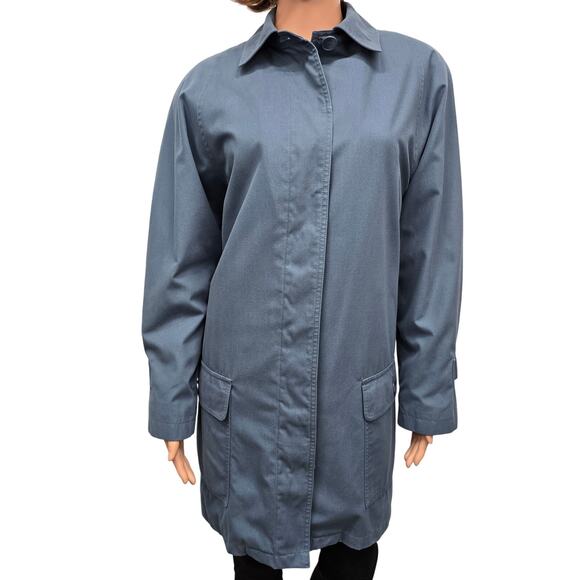 London Fog Limited Edition Trench Coat Removable Zipout Plaid Lining & Scarf 14P - Picture 3 of 13